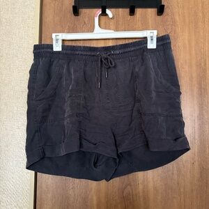 Linen plus size shorts